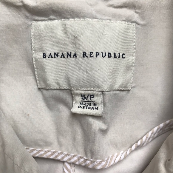 Banana Republic Beige Trenchcoat, EUC, S/P - Picture 3 of 13